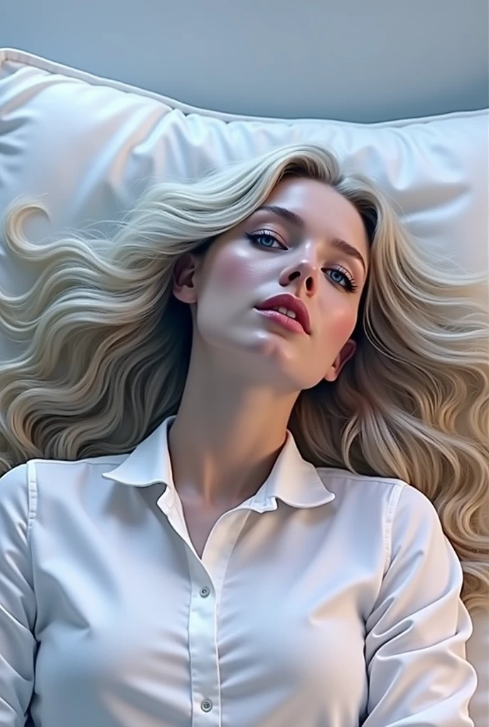 Make me a busty blonde girl