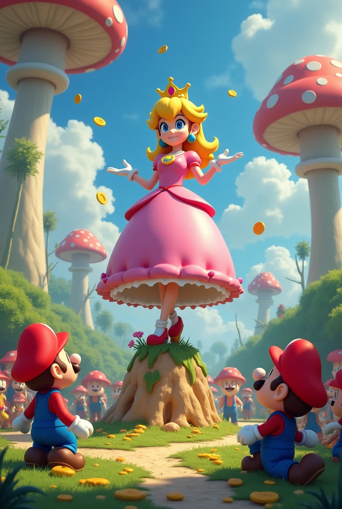 Super Mario Daisy foot worshipped