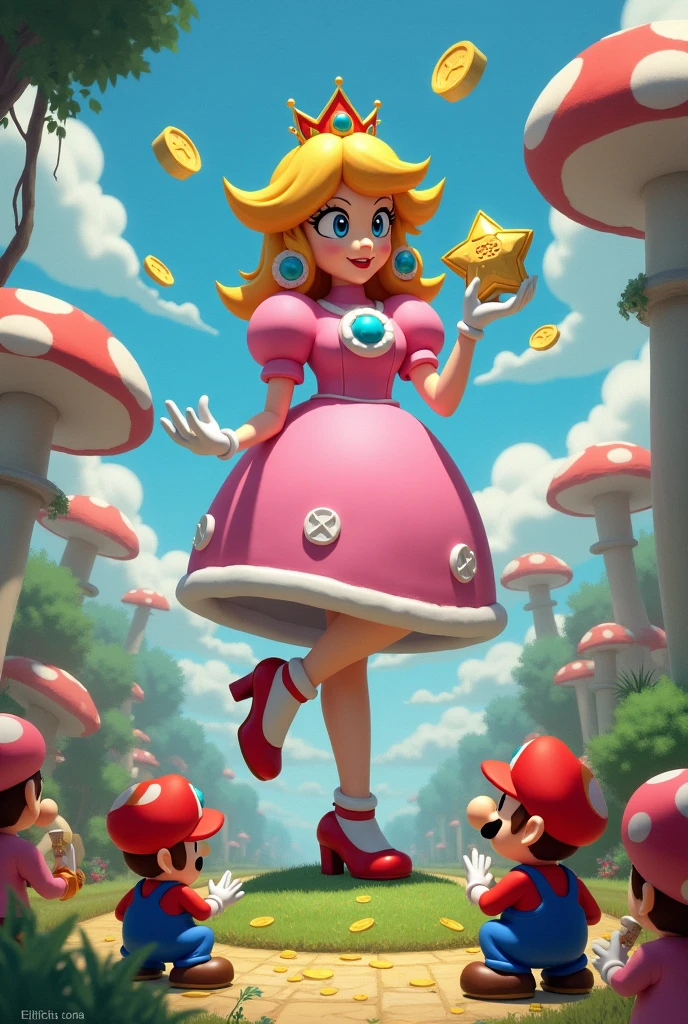 Super Mario Daisy foot worshipped