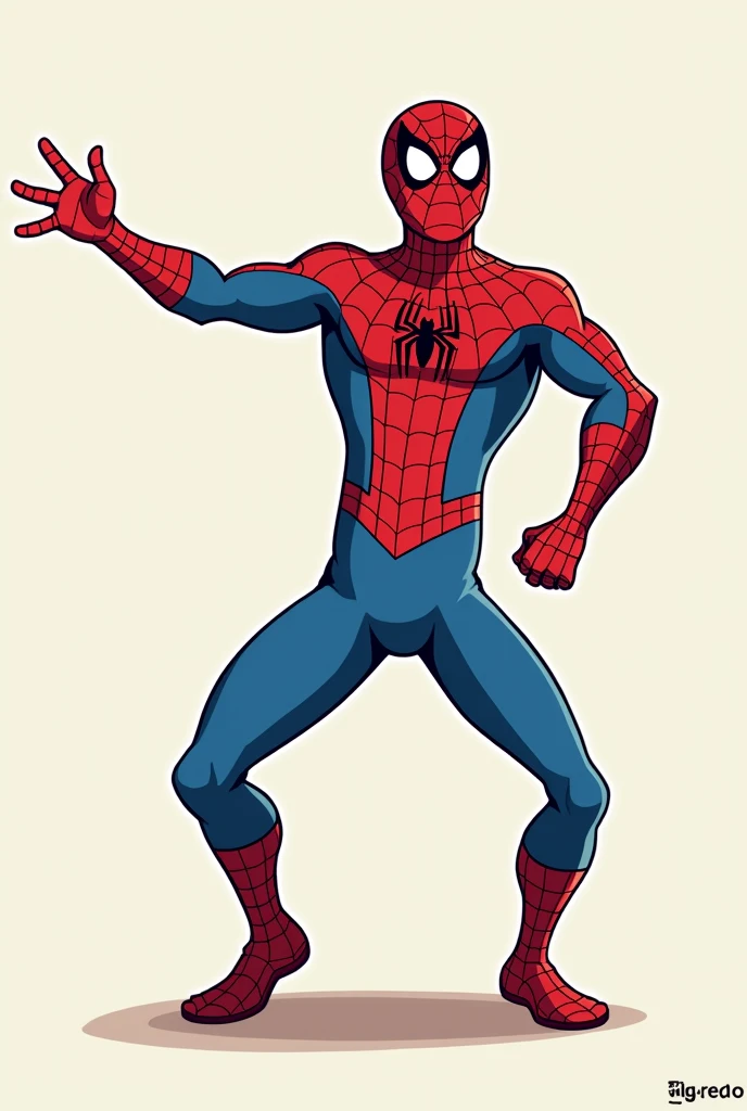 Spiderman shaking his ass