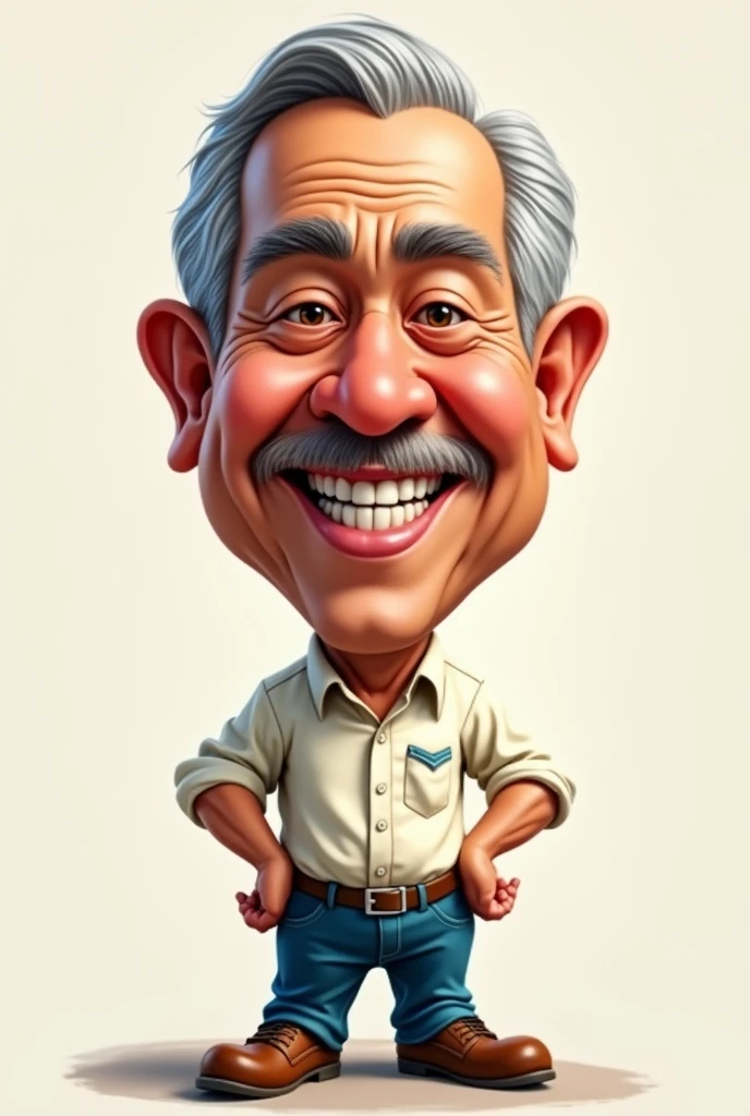 Fake caricature of AMLO 