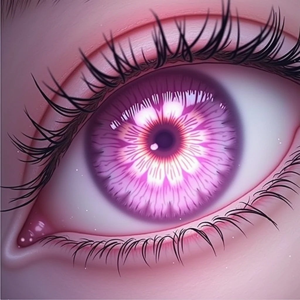 Lavender eye