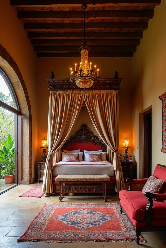 Create a Colombian-style master suite