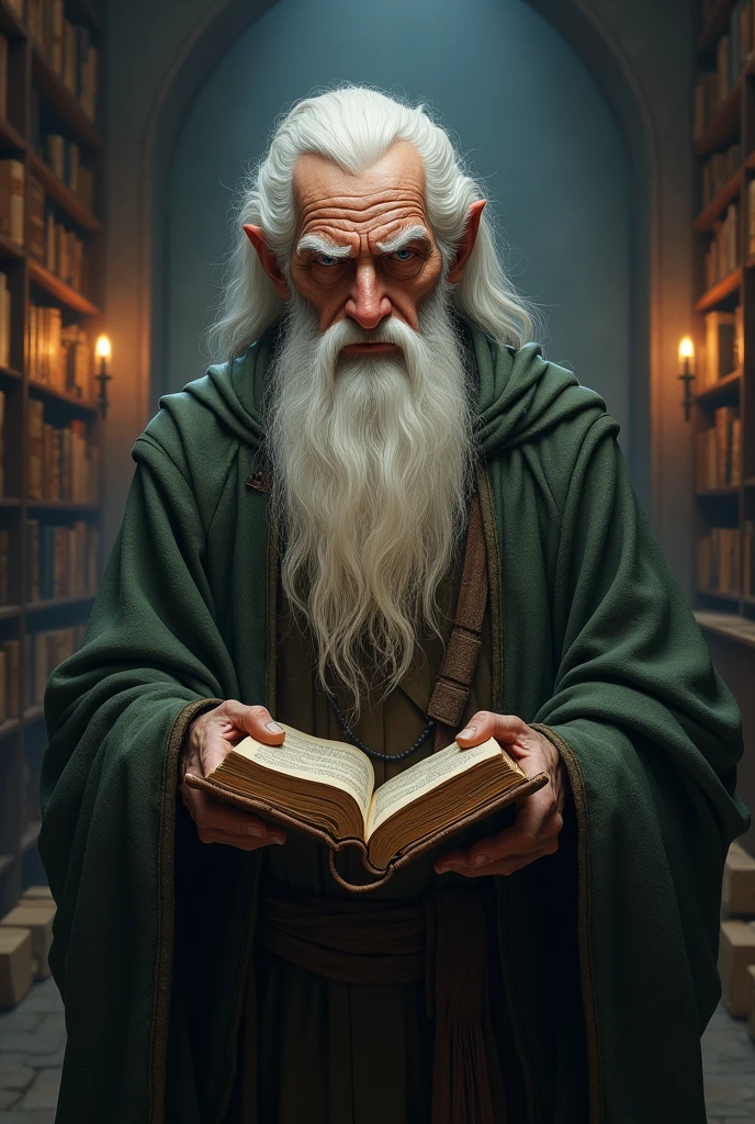 Old man with long beard