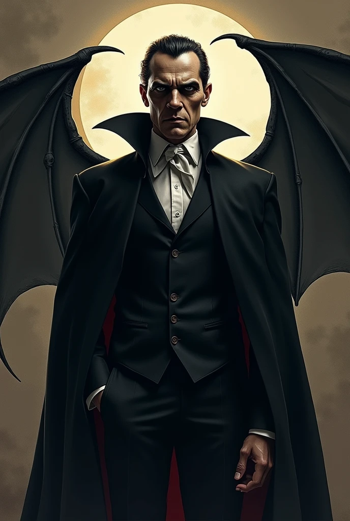  DRÁCULA
The official brand of musicians ,in the background bat wing type logo.

