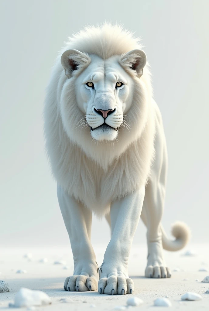 Lion white colour
