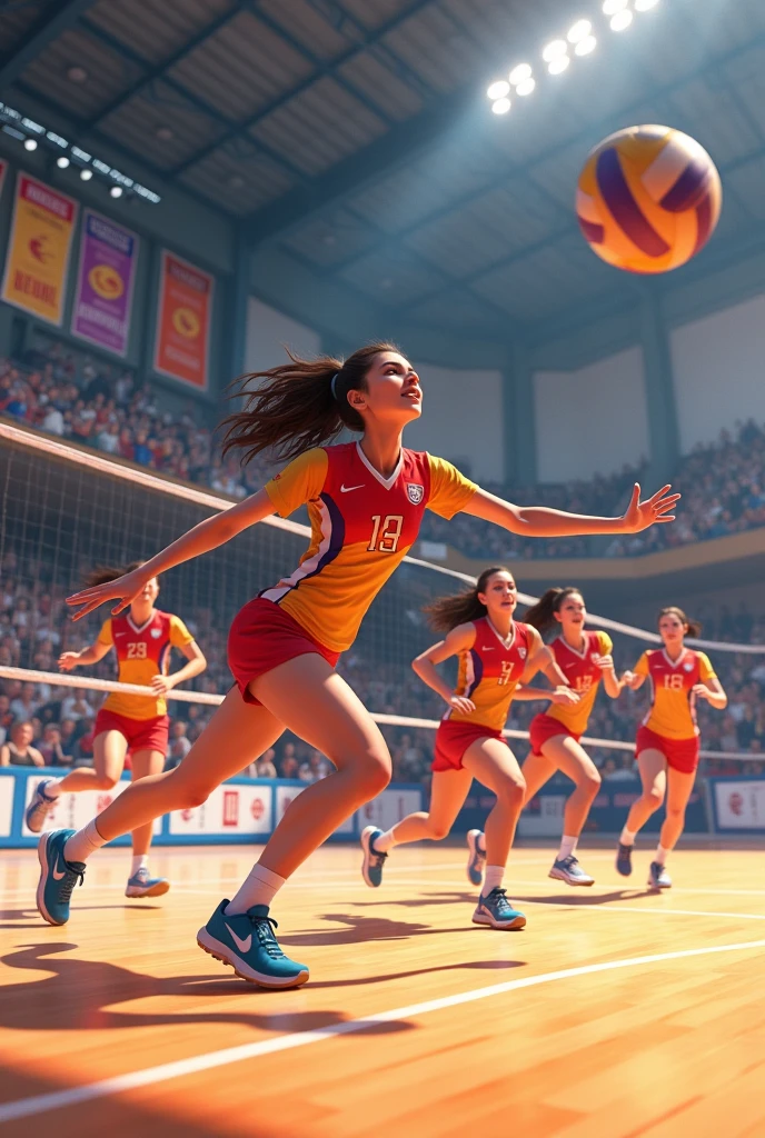 Volleyball girls club