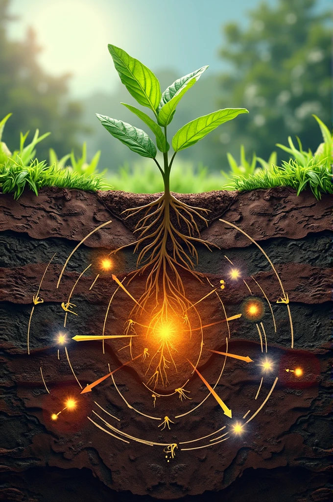 Radioisotopes in soil fertility