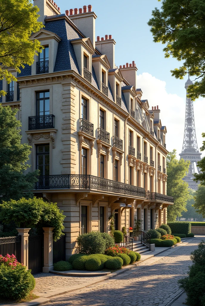 A beautiful house in Paris city