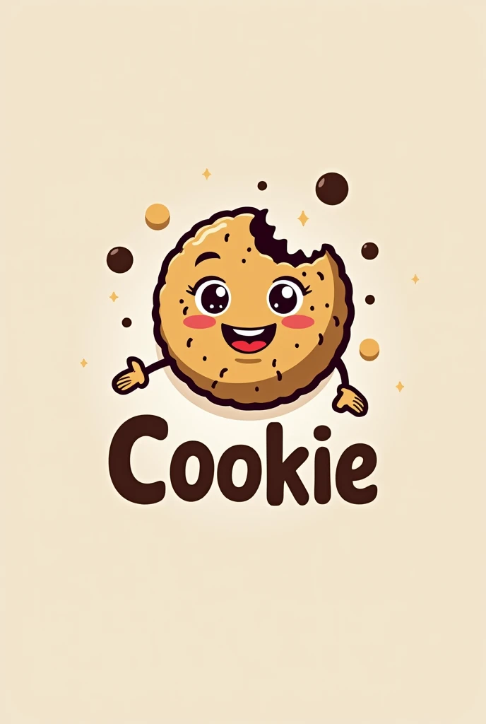 Create a striking cookie brand logo with a striking name