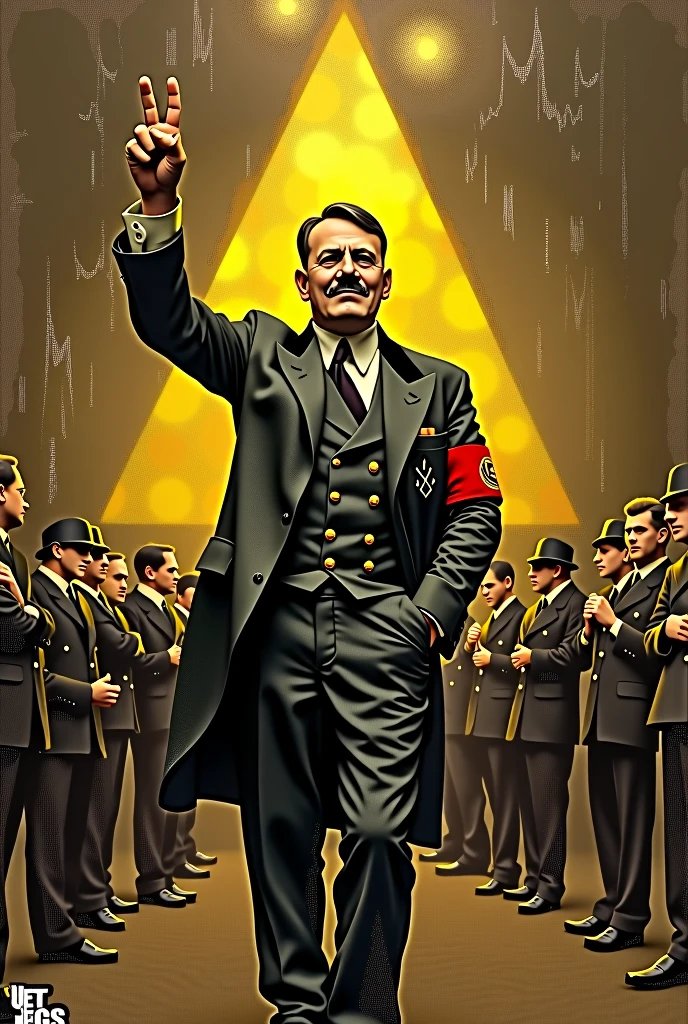 Bill Cipher Fucks Hitler