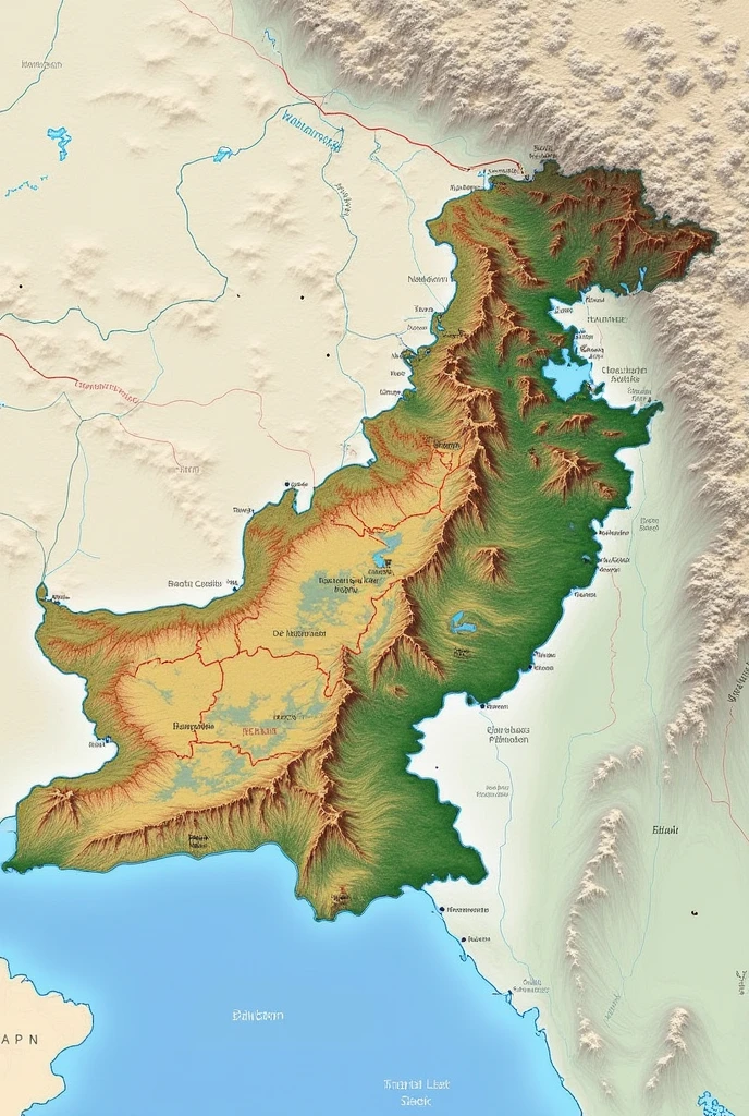 i need a image of pakistan map