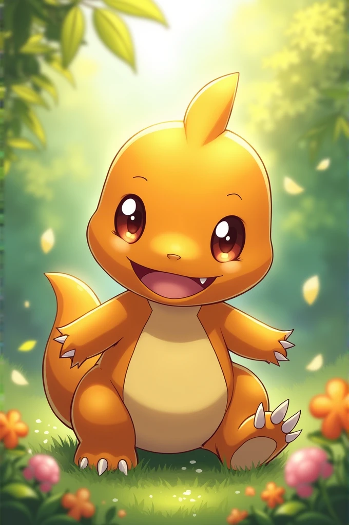 Show me ai image of agumon but done right so please for the love of god don’t make him look creepy or scary looking as hell I don’t want to see that I want to sleep to tonight please and he’s my favorite Digimon he has look he will never hurt you 😏