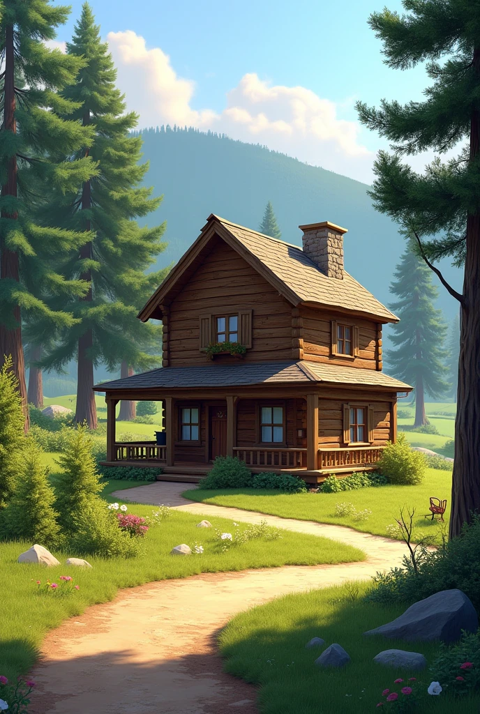 A not so formal 2 story cabin