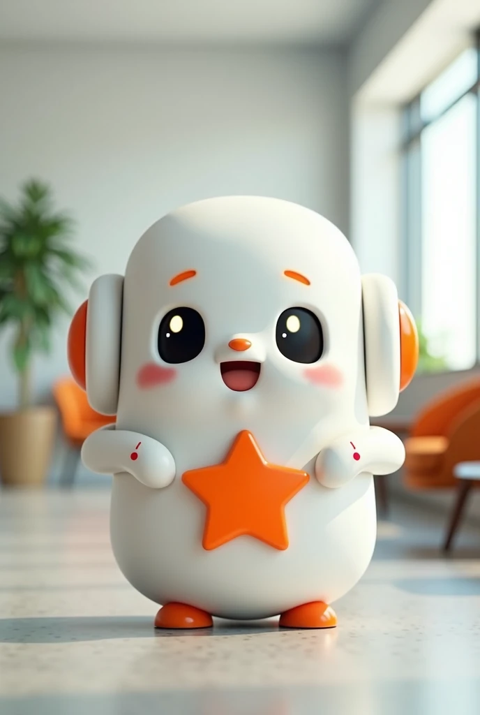 Understand, I am looking for a pet for an AI that has an orange star like the Ria Money Transfer company and that is friendly, that he/she has a presentation as someone from HR and that he/she has a friendly identity