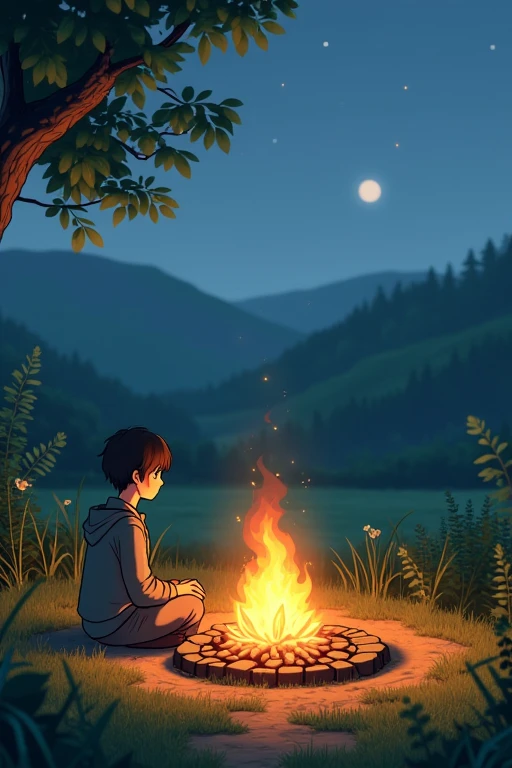 Bonfire with an annual income of 1 million yen