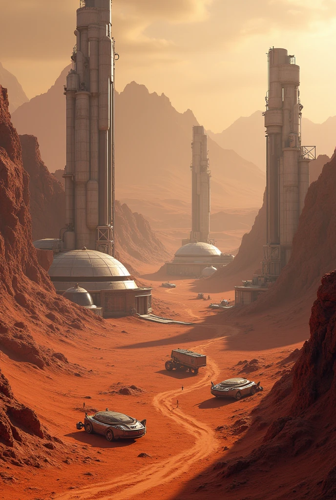 Photo of what a colonized Mars would look like
