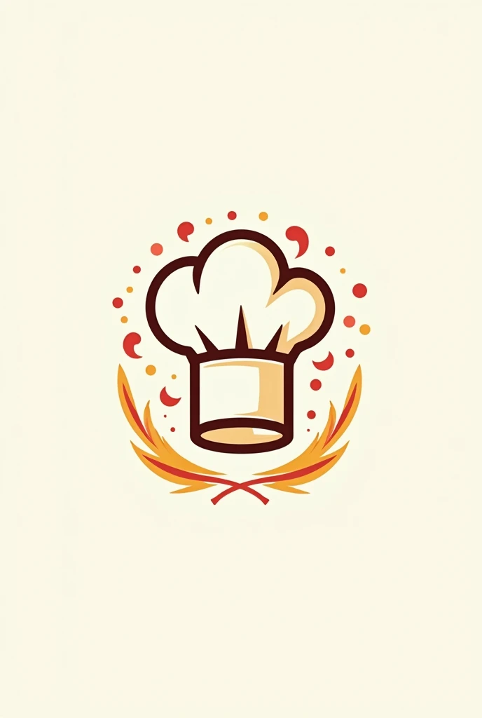 And an image that represents the logo of a food recipe company 