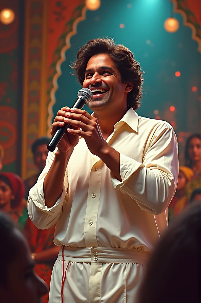 Make indian cricketer sachin tandulkar a singer (make him singer in his current age and face