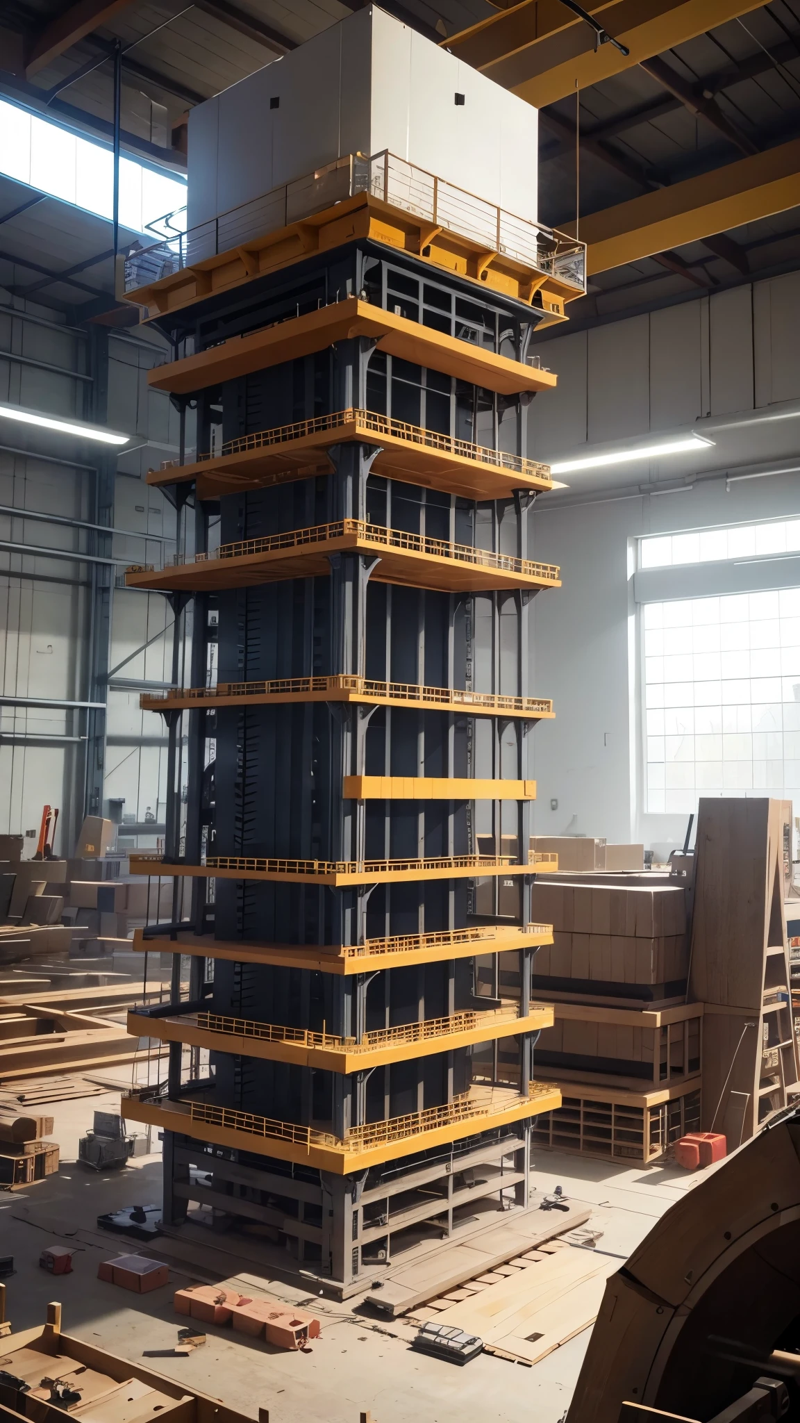Giant press being built
