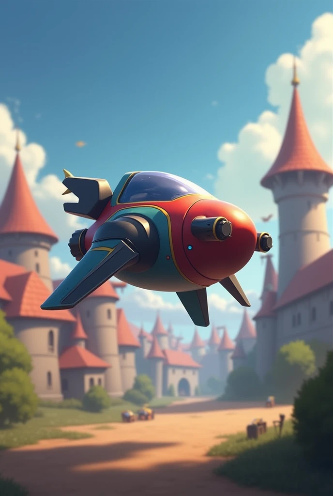 Small and aerial machine from Clash Royale, 
