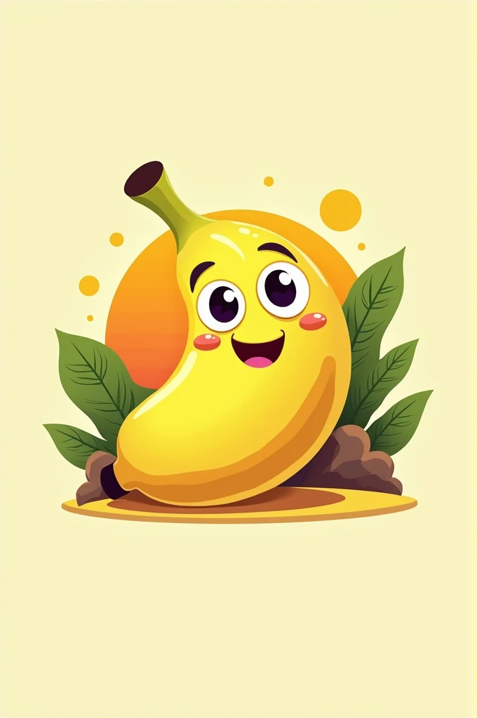Create a logo for a brand about bananas