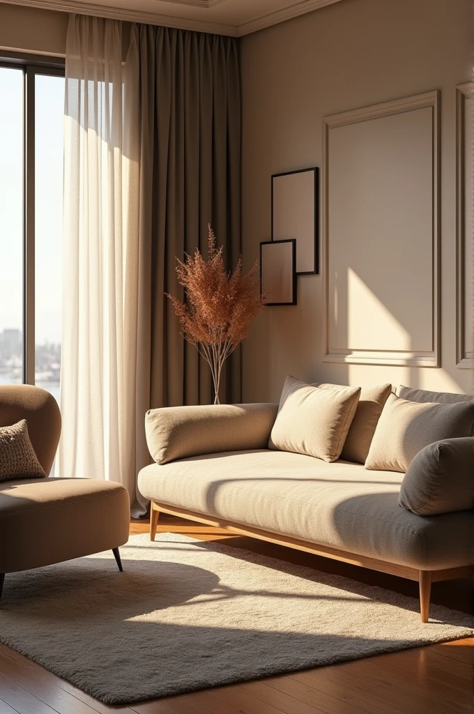 2x2 meter lounge style bedroom