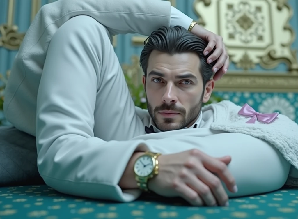 Make him look like a rich man