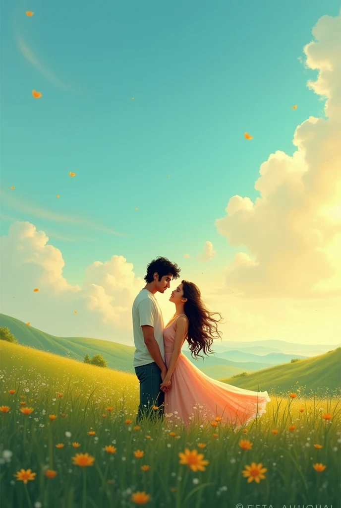 Rishabh Badola with Ankita Saini