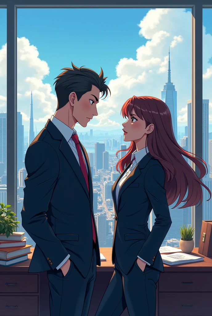 Lawyer couple in anime
