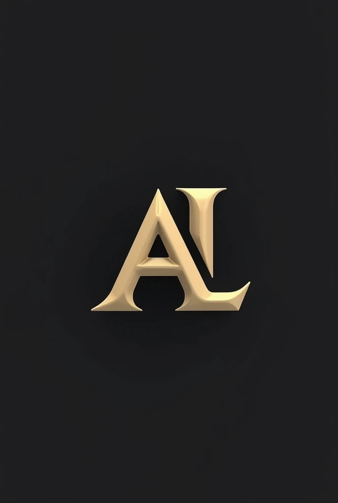 Create a logo with the letters A and L to brand a hat