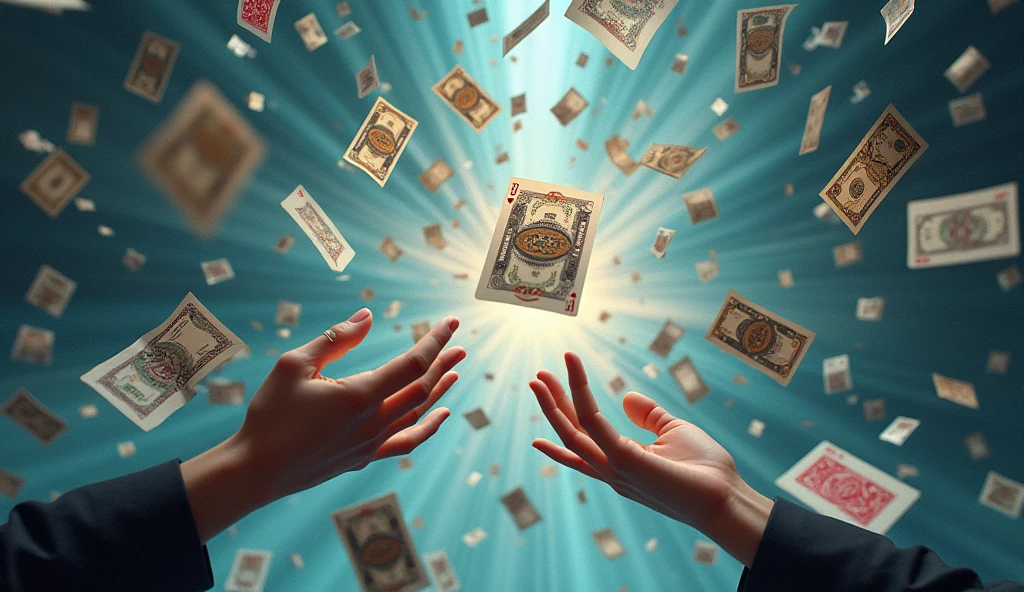Flying money and card play