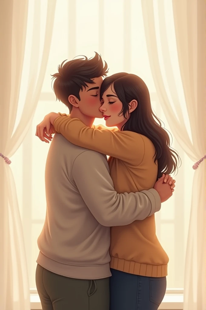 Hug any two person