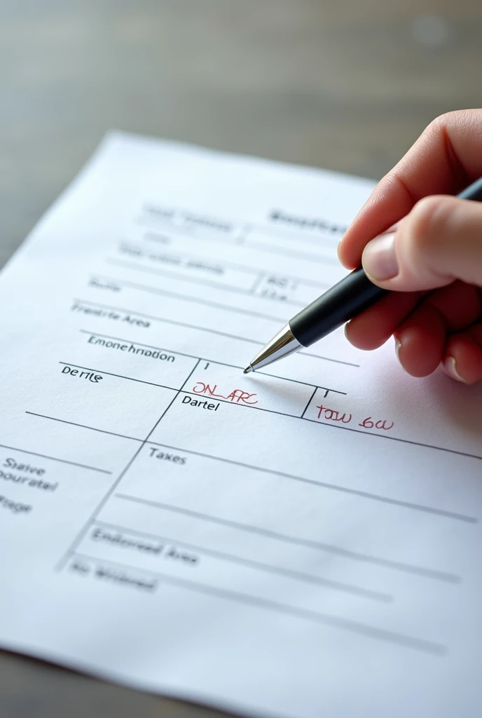 BLANK ENDORSEMENT):
A credit title with a blank signature, and a hand holding a pen, leaving room for someone to complete the endorsement.