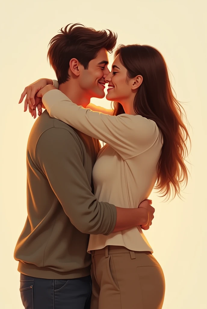 Hugs any two' people 