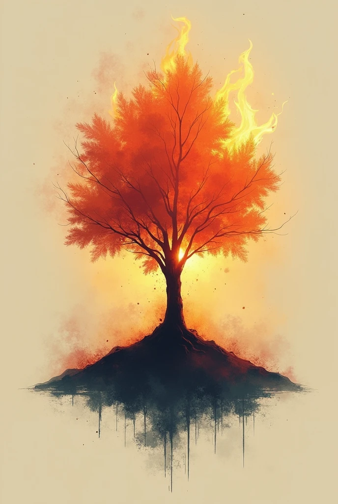Burning Bush Minimalist Shirt Design More Fire Holy Spirit