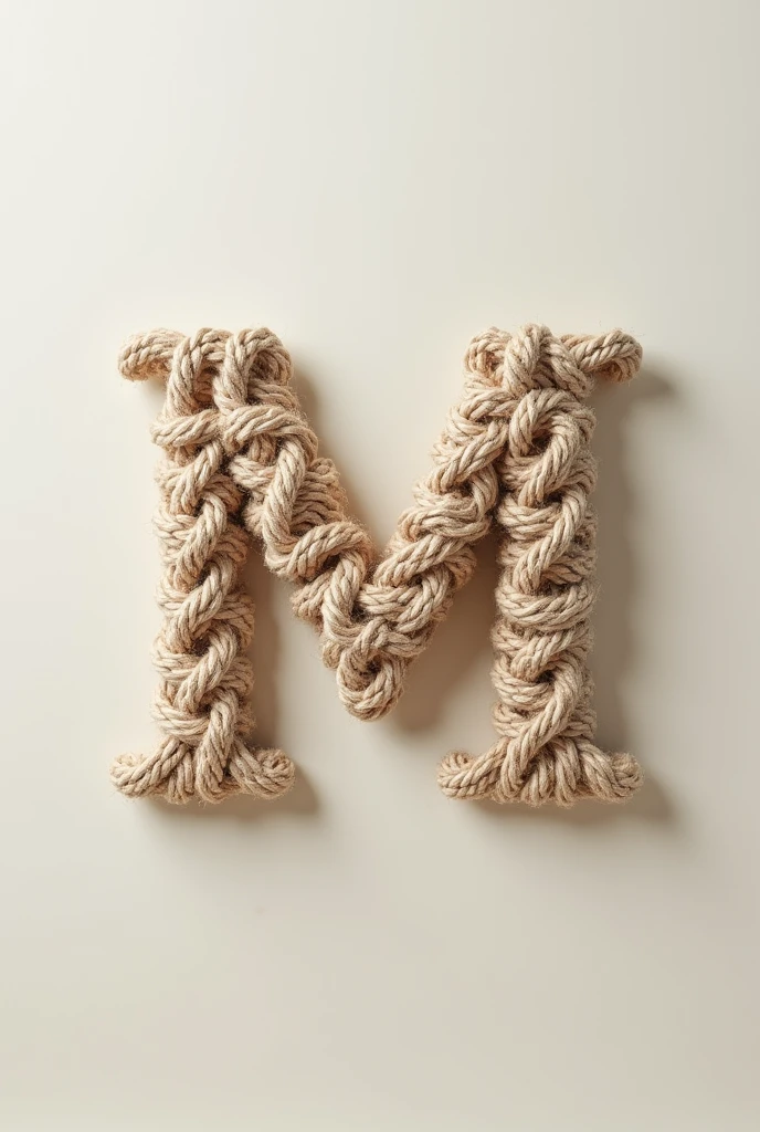 M with macramé 