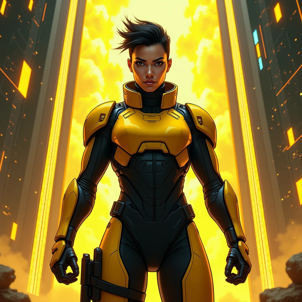make a yellow and black gamer background for your youtube thumbnail background