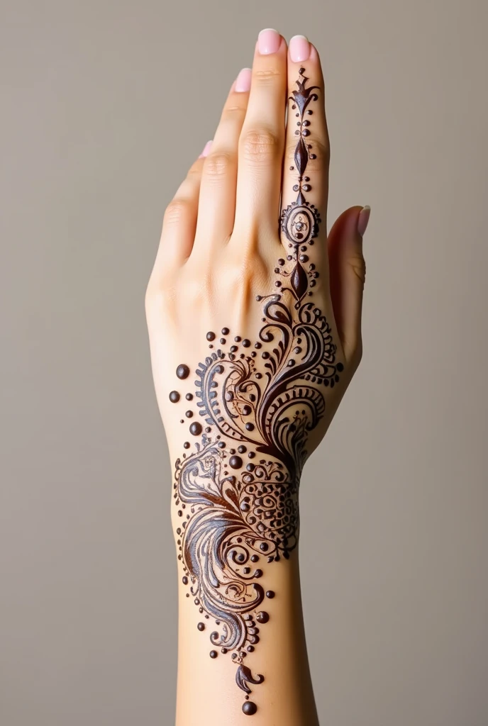 generate ramzan Eid mehndi design on hand