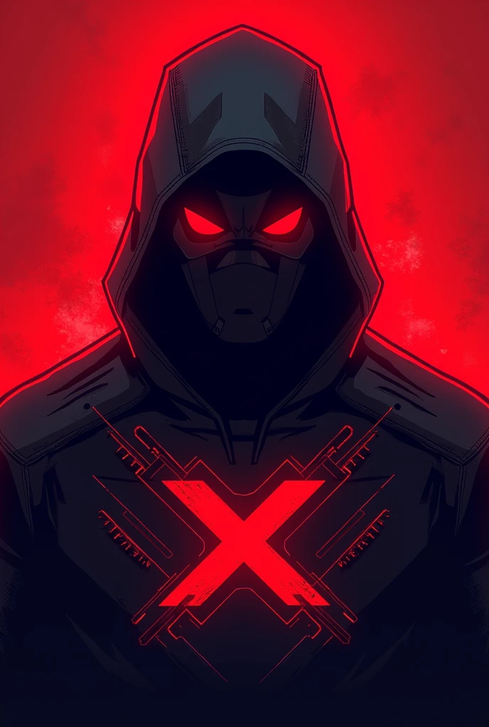 Team Titans go red x gaming logo
