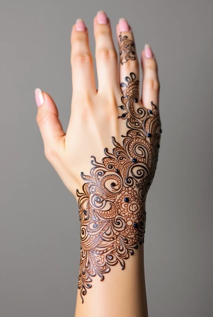 generate ramzan Eid mehndi design on hand