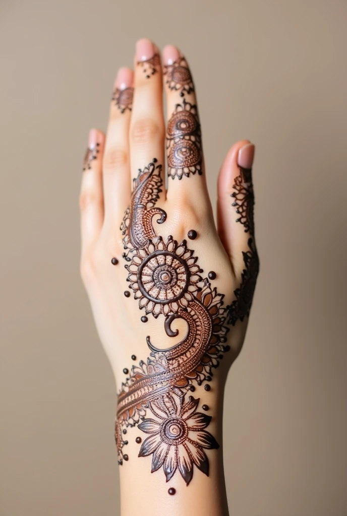 generate ramzan Eid mehndi design on hand