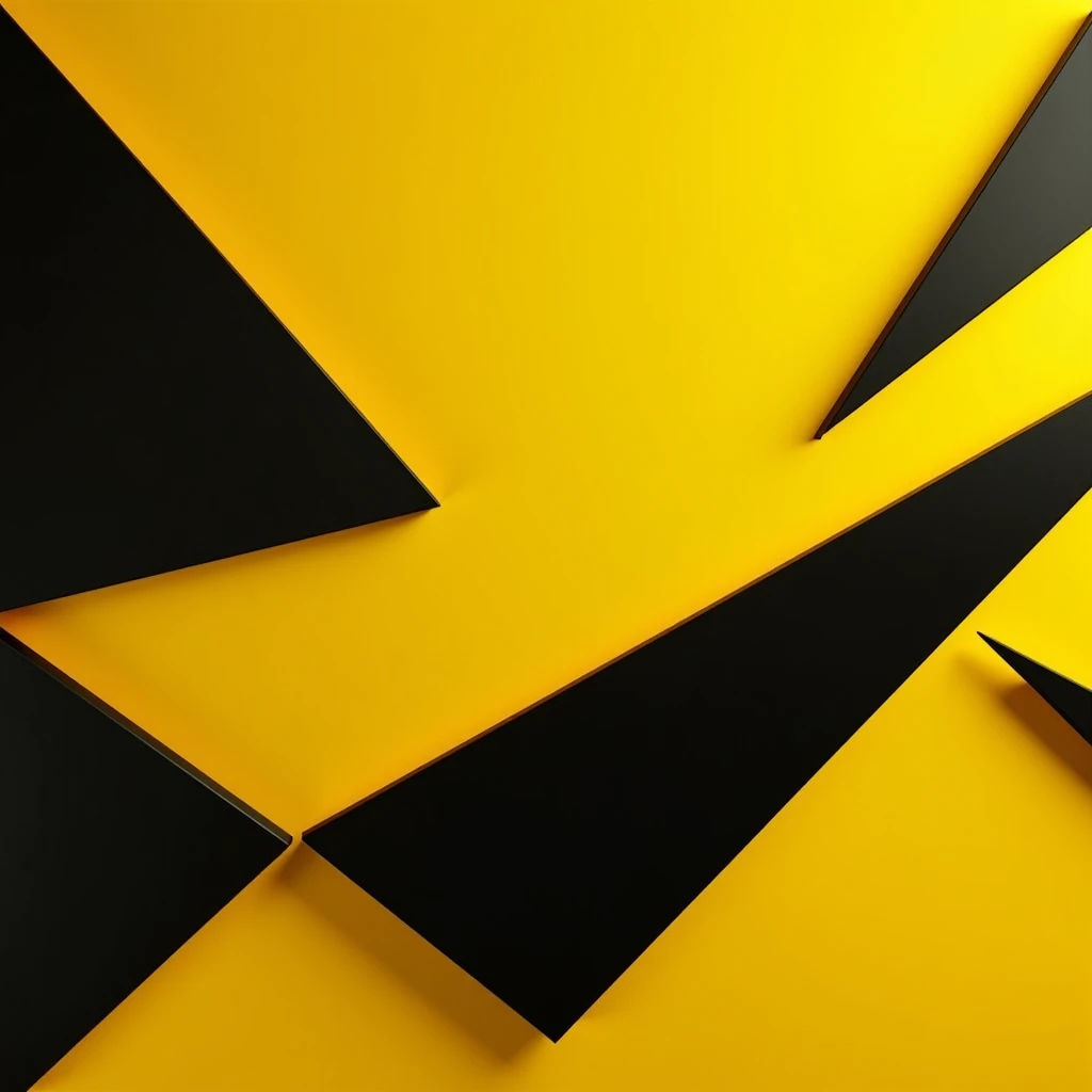 make a simple geometric yellow and black background for your youtube thumbnail background