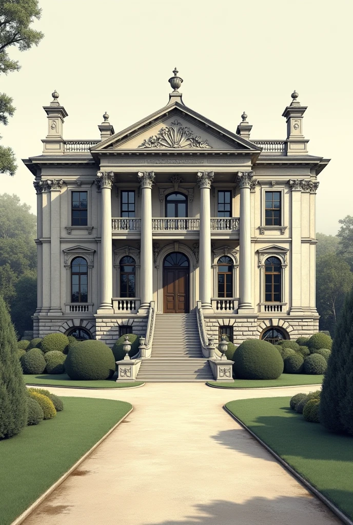 Classical House elevation