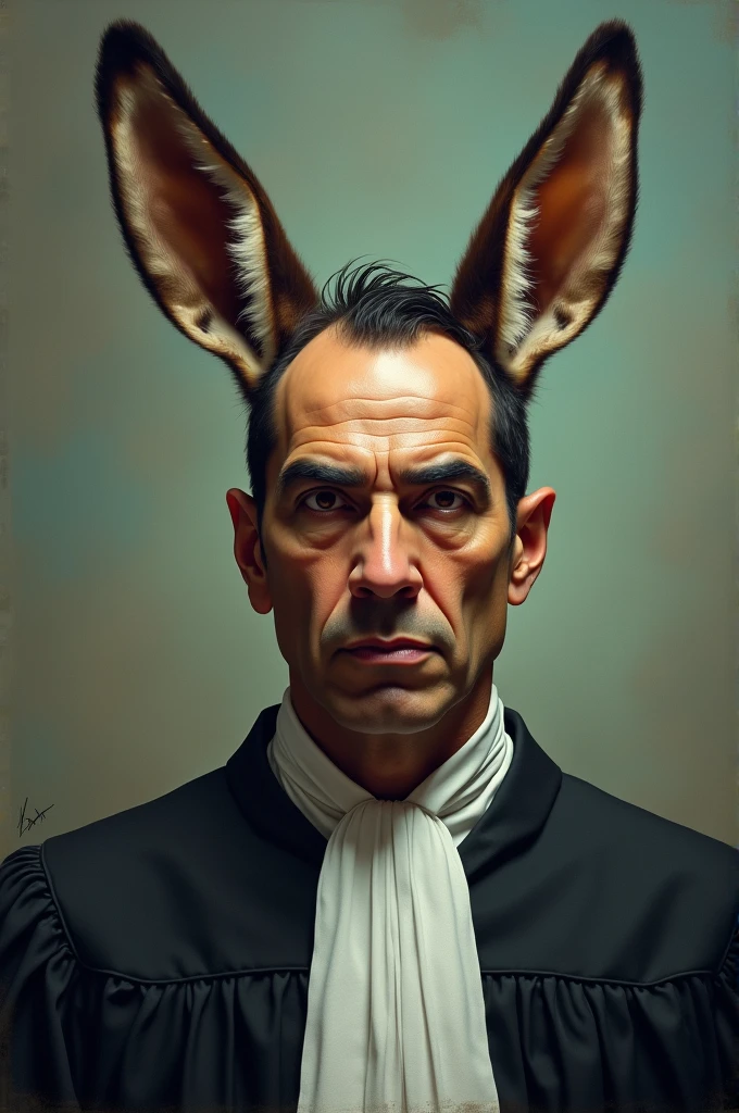 Alexandre de Moraes with donkey ear 