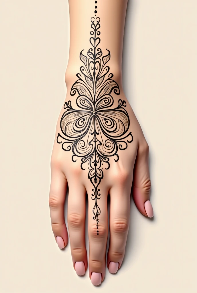 generate modern Traditional mehndi design on beautiful hand