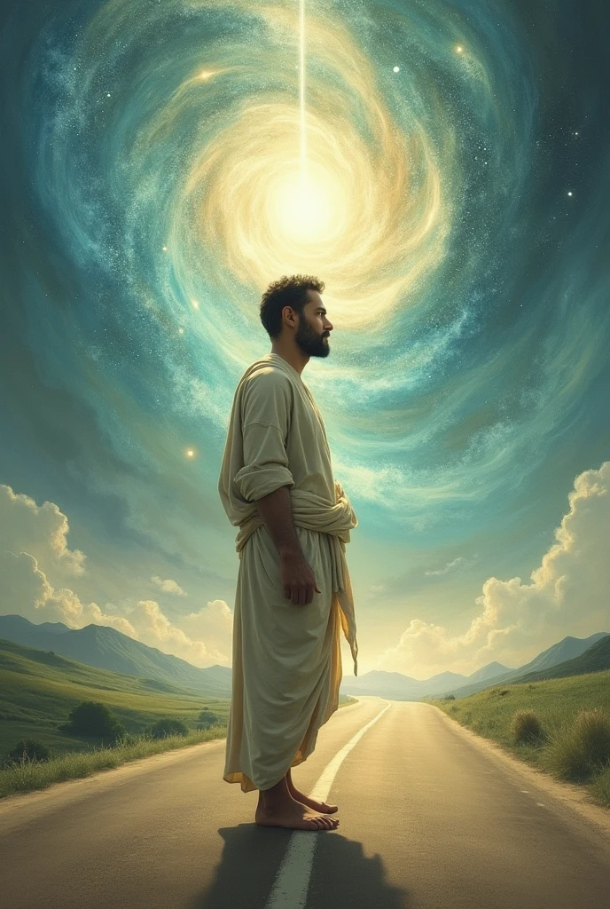 A man standing on road with spiritual background
& Instagram Ligo