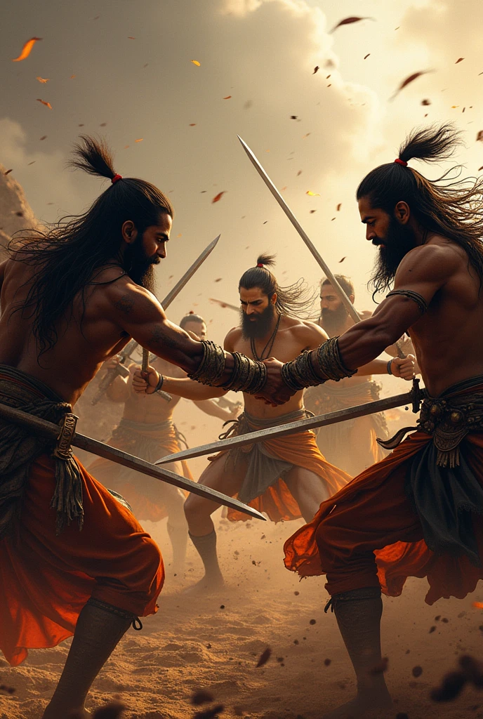 done by the suicide squad with swords of a few brave Hindu heroes, risking their lives......