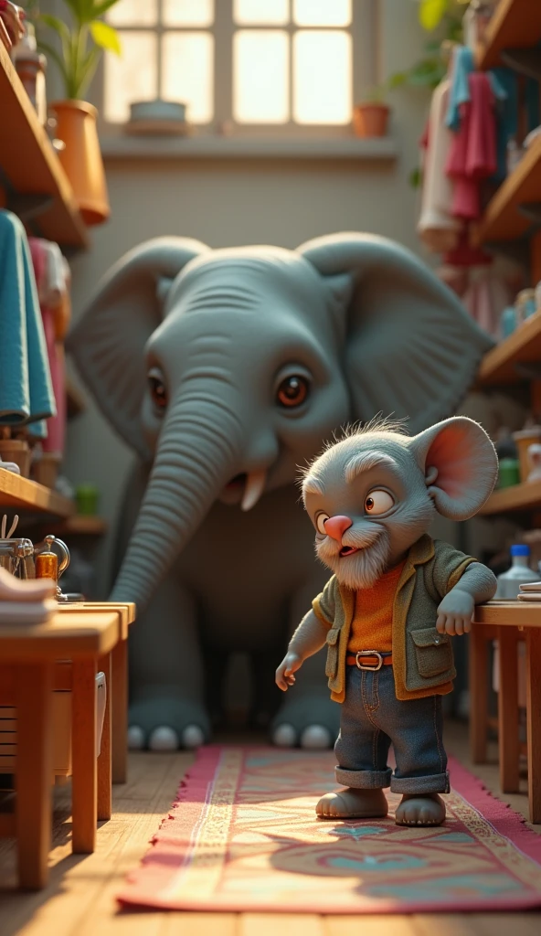 It is mentioned once that a tailor was sitting in his shop making clothes. that suddenly

A baby elephant came there. And suddenly he started speaking loudly. Tailor him

A bread ticket was paid. He always came to the tailor's shop. One day an elephant came

The tailor stuck him with a needle instead of bread. The elephant ran away. Next day the elephant again

It came but its trunk was full of mud. And he licked the mud with his trunk

Throwed on the clothes of the violation. All the tailor's clothes were spoiled. The tailor

He held his head and started crying. From this story we learn to fill as you will

3d animated cartoon 