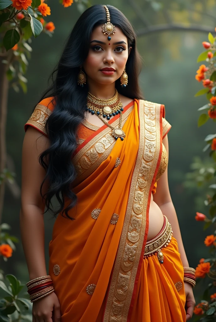 Model photoshoot recreation inspired by a painting, a woman in a traditional Indian dress, giantess figure, Indian woman, Nayanthara Hot, huge breast, milk tank, mallu serial actress, movie actress, looks like Nayanthara Aunty, Nayanthara momma, Nayanthara mama, mallu actress veriyan, mallu auntie, thick hips, booty queen, thick Beauty, Indian ethnic wear, Indian traditional wear, saree, sari, Indian traditional dress, big , Indian housewife, big booty, Aunty with her nephew, nephew loves his aunt, thick body, thick Girl, real woman, charming, fleshy navel, navel fold, huge ass, pawg beauty, captivating, 4 woman, perfect face, perfect eyes, perfect body, perfect figure, perfect fingers, aunty, bhabhi, desi bhabhi, desi aunty, mallu, bong, Kerala actress, Malayalam actress, perfect eyes, perfect face, perfect fingers, extremely gorgeous woman, beautiful housewife, beautiful aunty, High clarity eyes, shoot in Sony A7 mark II, Sony A7 mark II, 24-70mm , F/4.0 ZA OSS ZEISS, mirrorless camera, shot by Sony, extremely real, realism, flawless, retouched, beautiful eyes